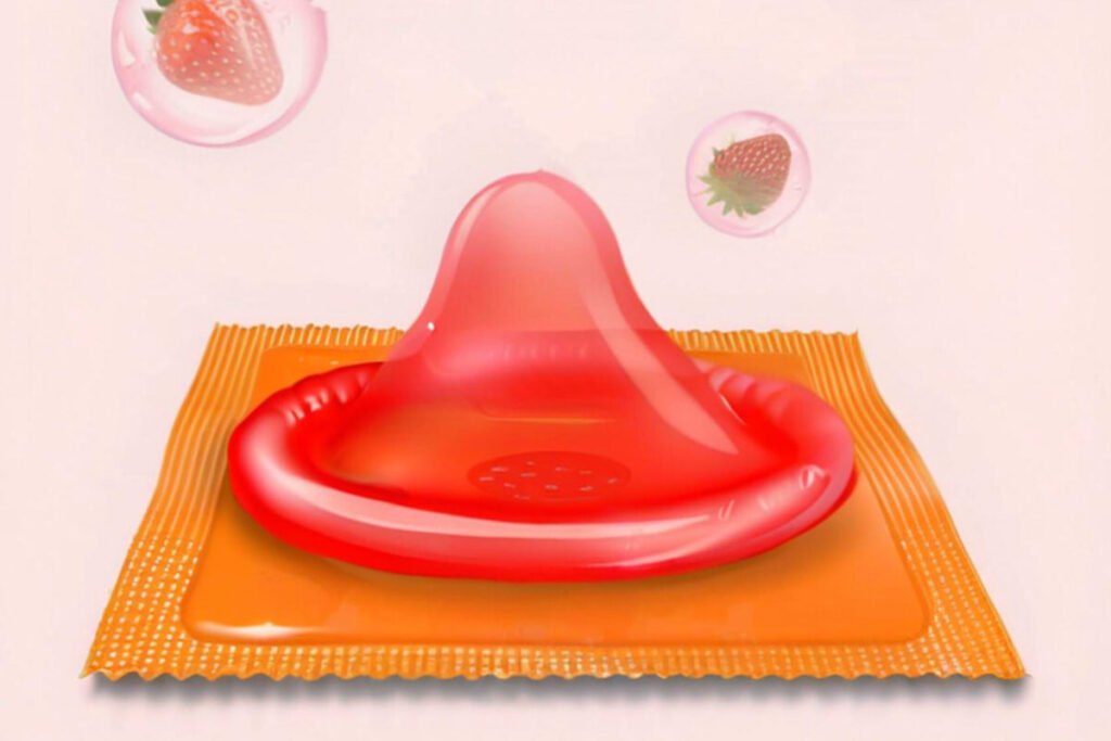 Flavored condom