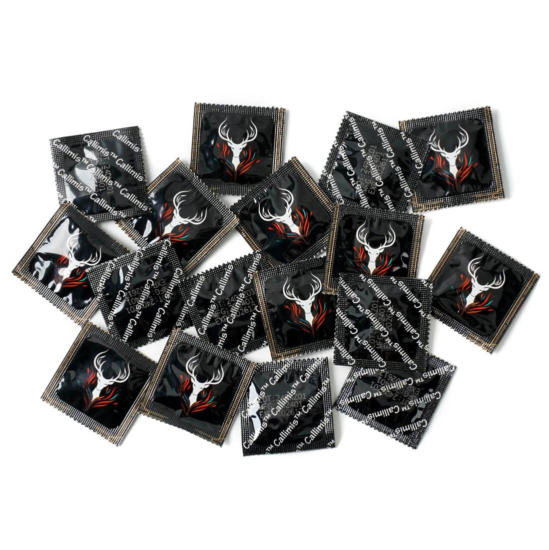 Callimis finger condoms individually wrapped for travel
