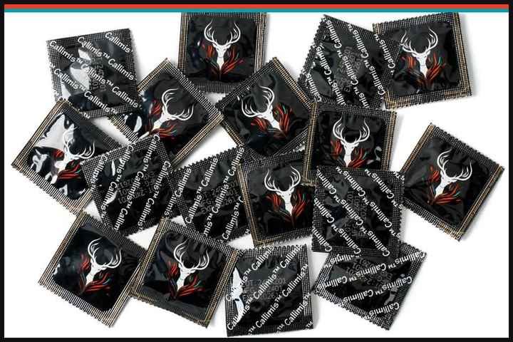 Einzeln verpackte Callimis-Fingerkondome